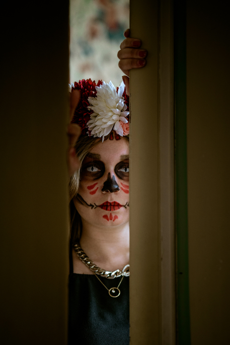 Photo halloween Faustine – Portrait